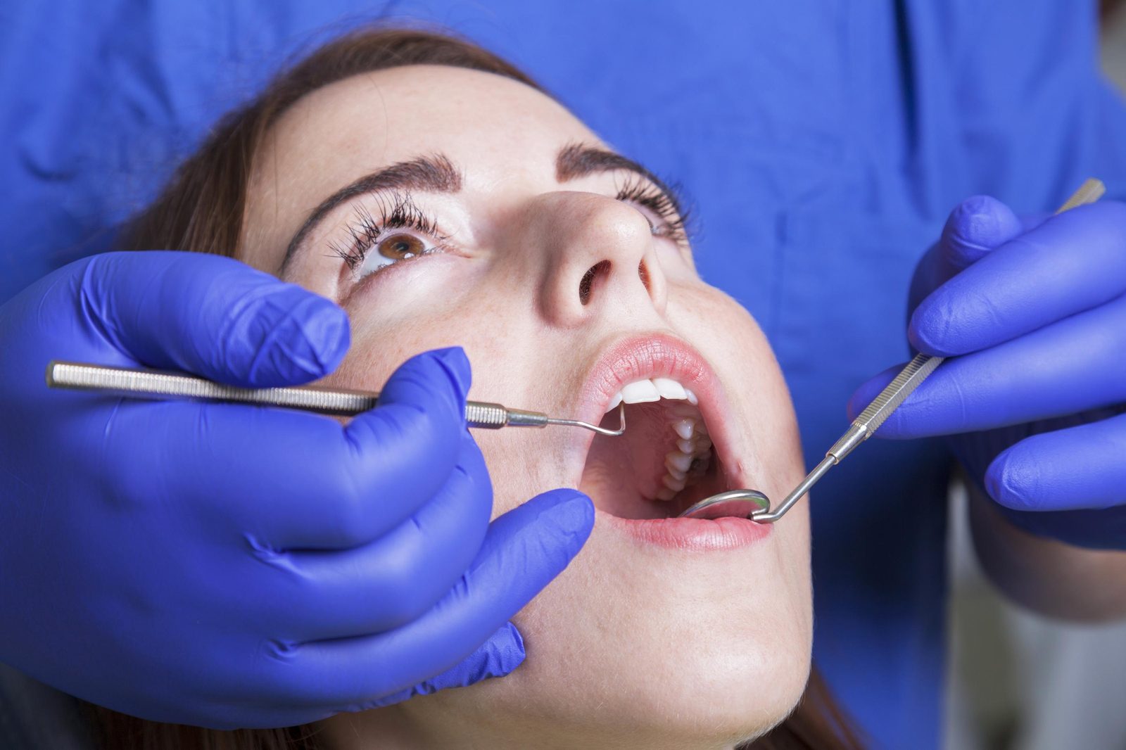 Periodontal gum examination and treatment